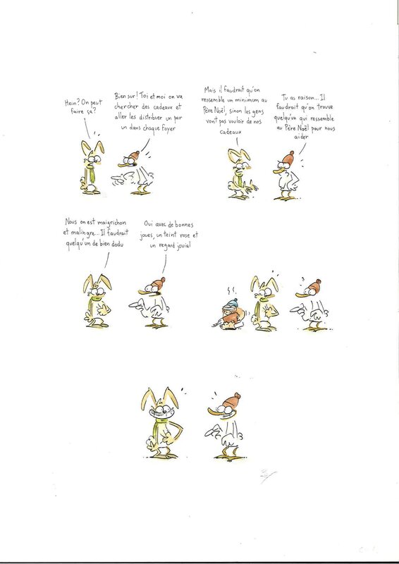 Benjamin Renner, Il faut sauver le père noel - Planche 15 - Planche originale
