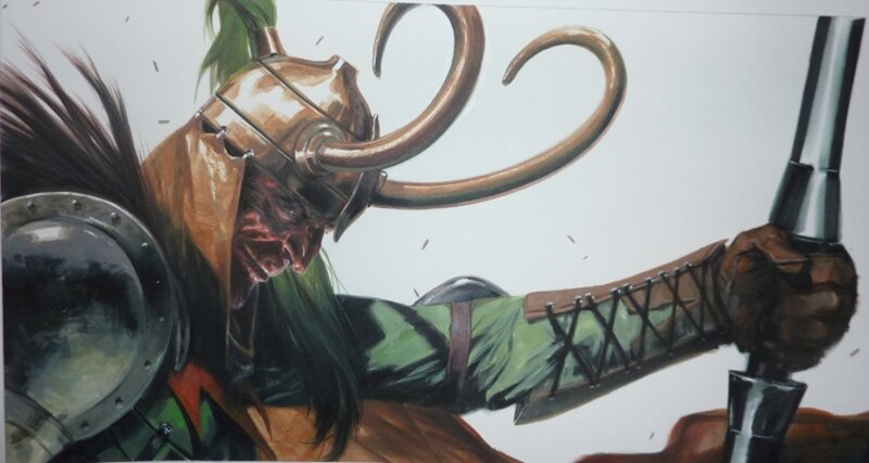 Cover Loki par Gabriele Dell'Otto - Couverture originale