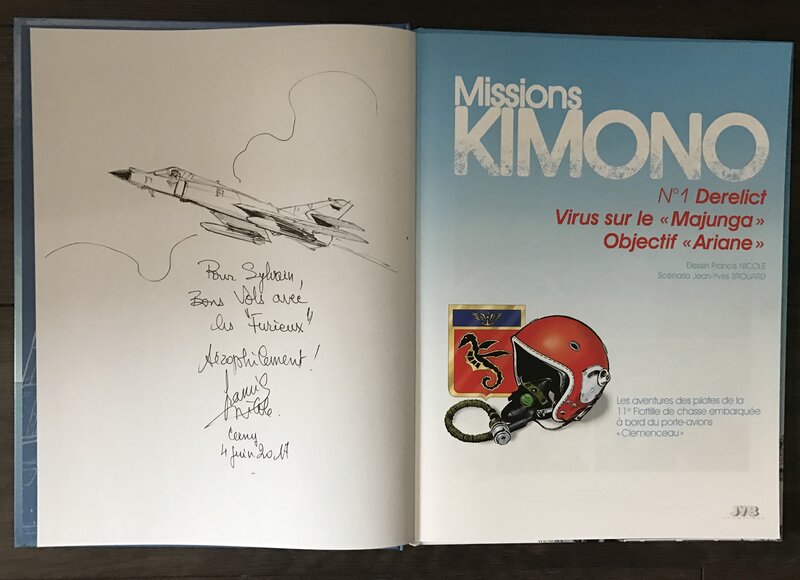 Mission kimono par Francis Nicole - Dédicace