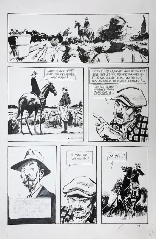 En vente Pascal Rabaté Un ver dans le Fruit par Pascal Rabaté