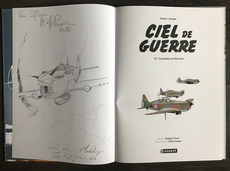 Ciel de guerre by Olivier Dauger - Sketch