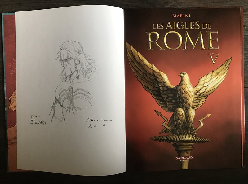 Les aigles de Rome par Enrico Marini - Dédicace