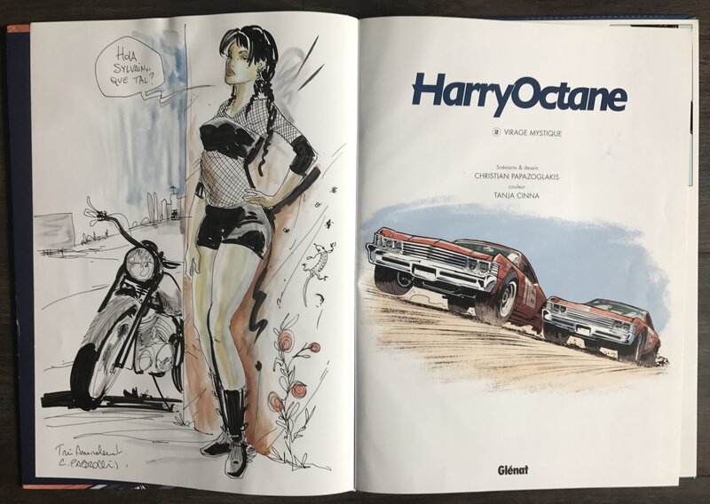 Harry octane par Christian Papazoglakis - Dédicace