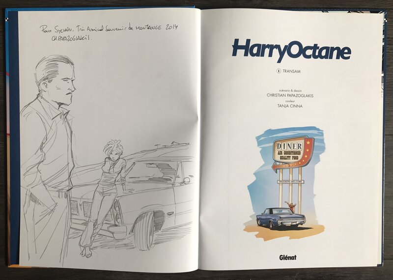 Harry octane par Christian Papazoglakis - Dédicace