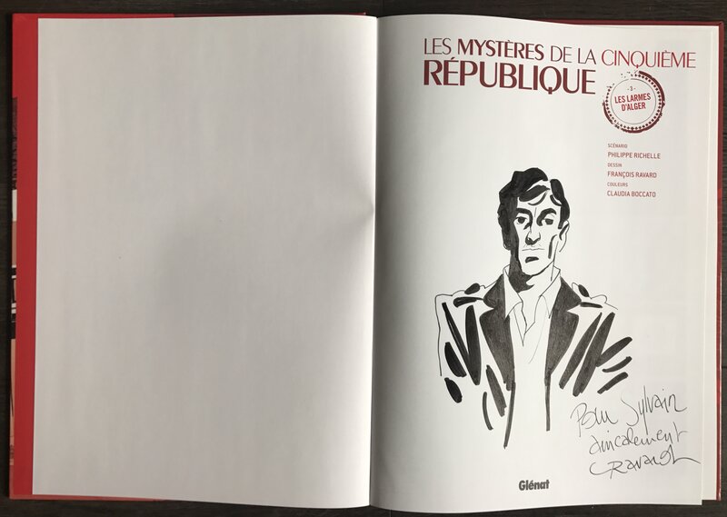 François Ravard, Les mysteres de la 5 eme republique - Dédicace