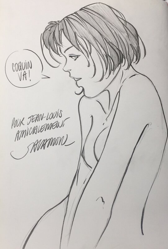 Dédicace de Jacamon pour Le tueur tome 6 - Sketch