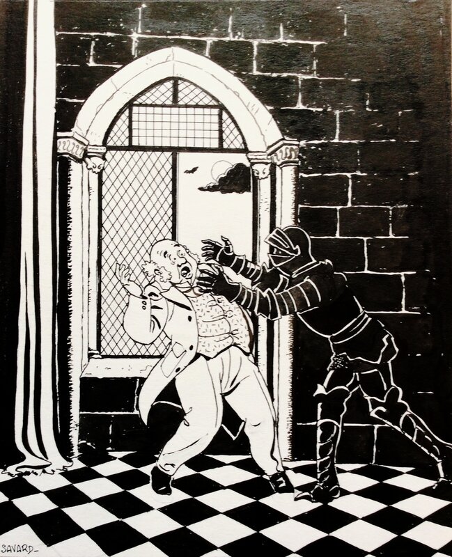 Didier Savard, La bataille d’Angleterre - Original Illustration
