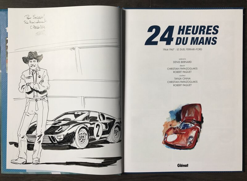 24 heures du mans par Christian Papazoglakis - Dédicace