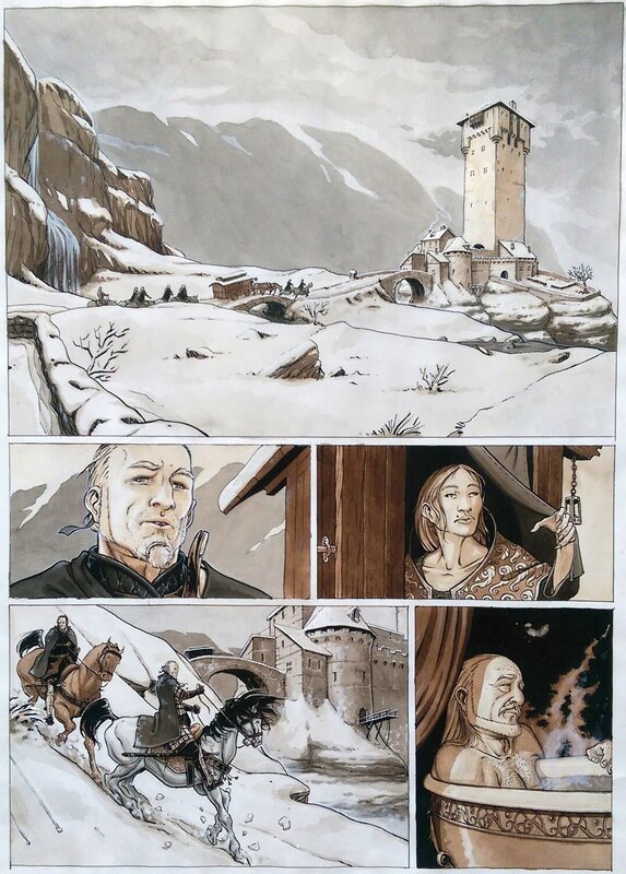 Eric Bourgier, Servitude - Tome 1 - Planche 34 - Planche originale