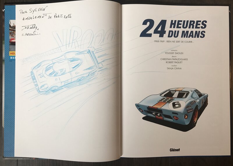 Robert Paquet, 24 heures du mans - 1968 - 1969 - Sketch