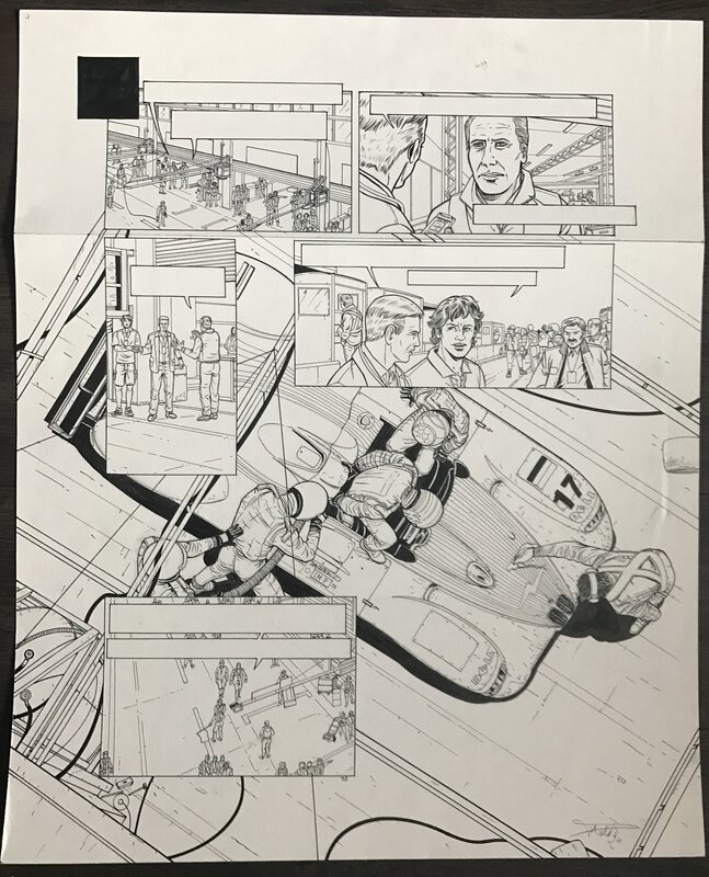 Robert Paquet, 24 heures du mans - 1999 - Comic Strip