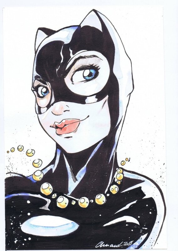 Catwoman par Hermant - Original Illustration