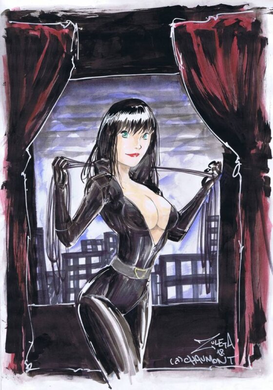 Catwoman par Zuleta - Original Illustration