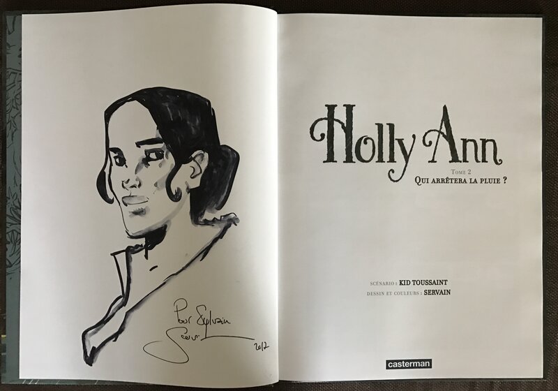 Holly ann par Stéphane Servain - Dédicace