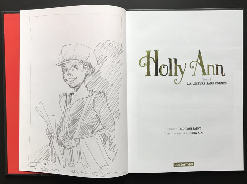 Holly ann par Stéphane Servain - Dédicace