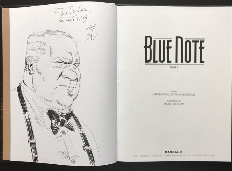 Blue note by Mikaël Bourgouin - Sketch