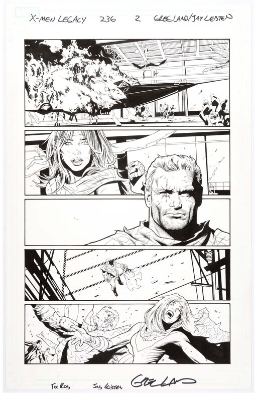 Greg Land, Jay Leisten, X-Men : Legacy #236 p2 - Comic Strip
