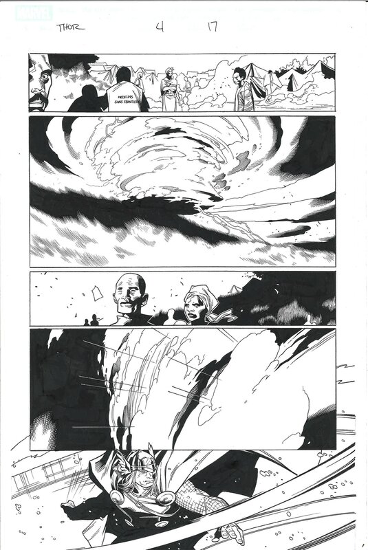 Olivier Coipel, Mark Morales, Thor - No Borders Issue 4 - Comic Strip