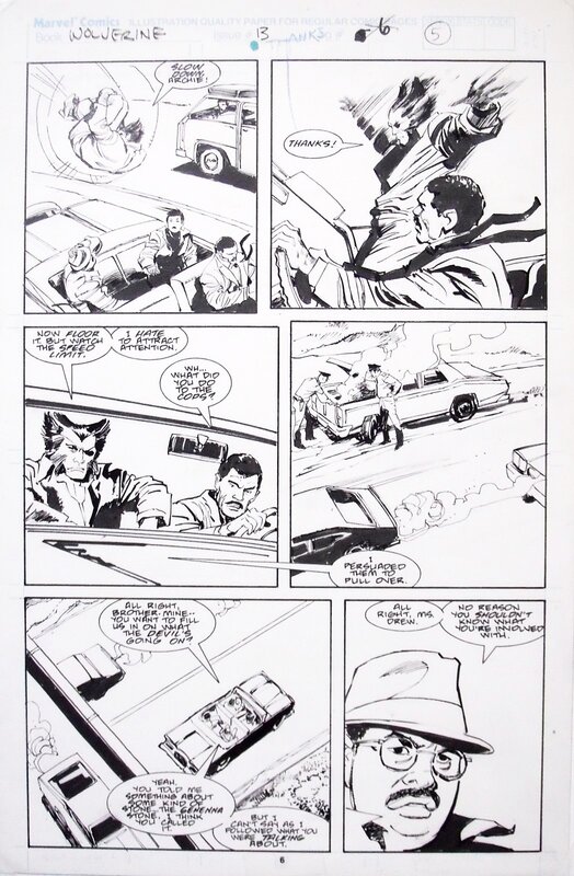 Wolverine Vol 2 by John Buscema, Bill Sienkiewicz - Comic Strip