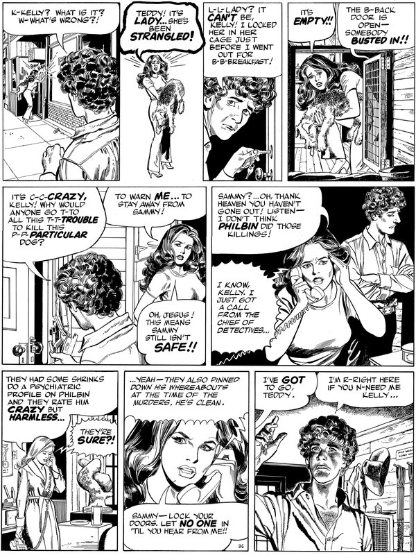 Kelly Green page by Stan Drake, Leonard Starr - Comic Strip