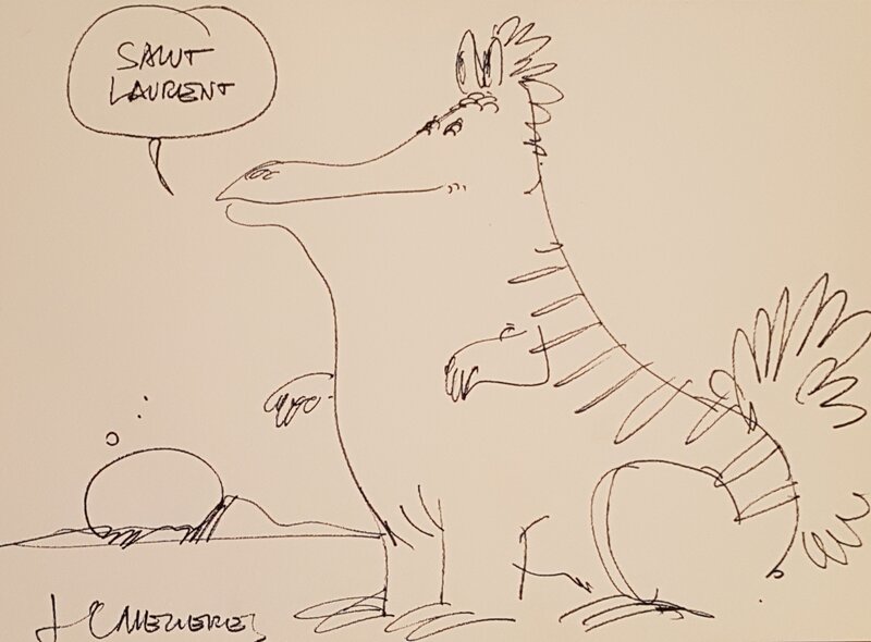 Un Goumoun by Jean-Claude Mézières - Sketch