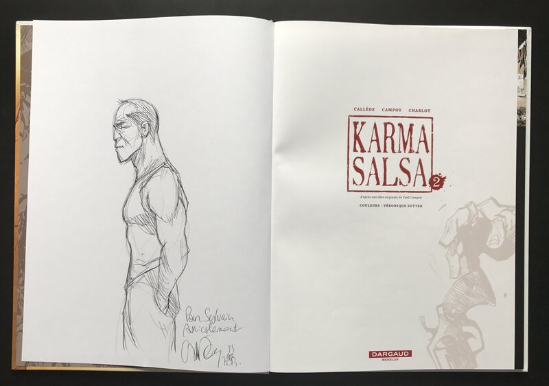 Karma salsa par Frédéric Campoy - Dédicace