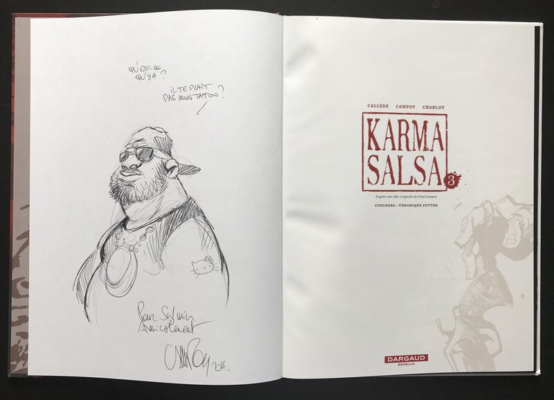 Karma salsa par Frédéric Campoy - Dédicace
