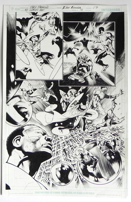 Eddy Barrows, Eber Ferreira, Earth 2 world's end  #14 p.17 - Planche originale