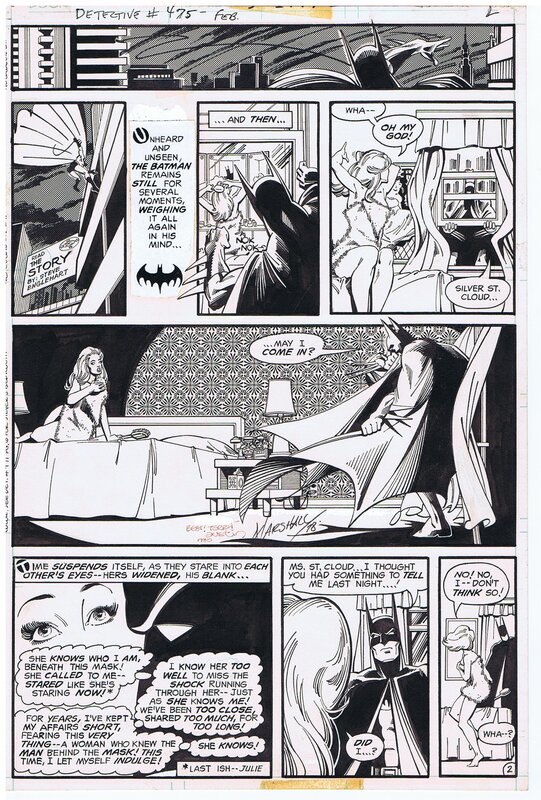 Marshall Rogers, Terry Austin, Rogers / Austin: Detective with Batman and Silver - Planche originale