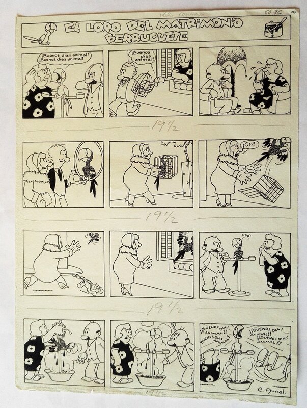 José Cabrero Arnal, Le cadeau de mariage de M. Berruguete - Comic Strip