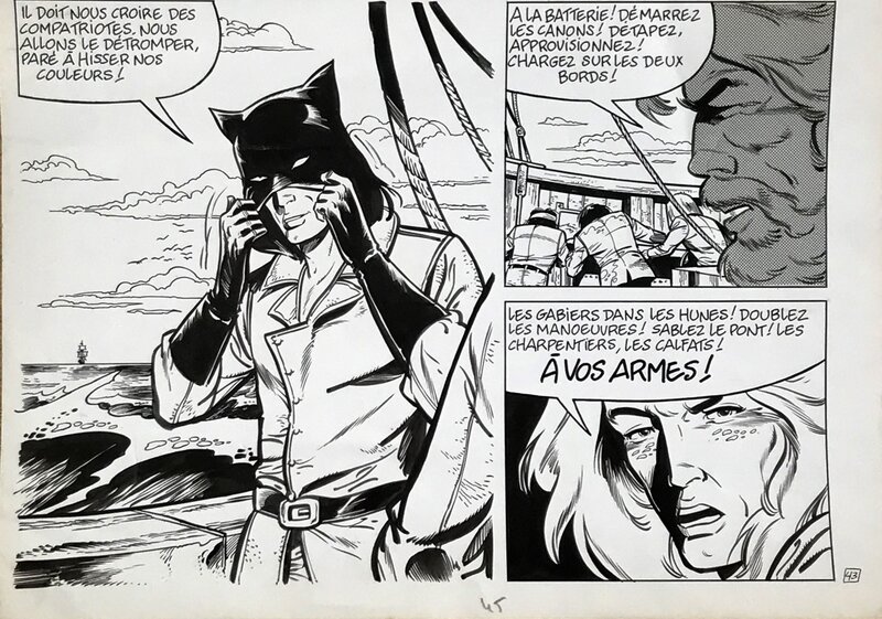 Jacques Géron, Les conquistadors de la liberté - Comic Strip