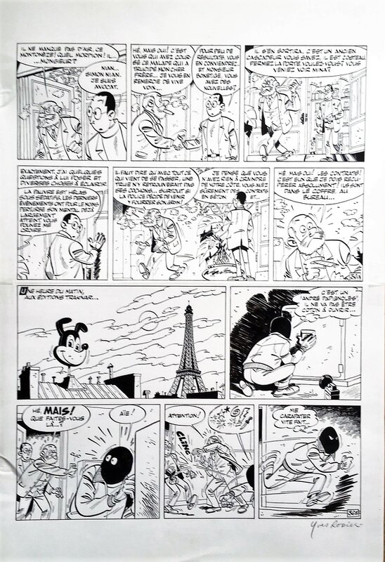 Yves Rodier, Simon Nian tome 1 planche 36 - Planche originale