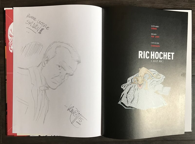Ric hochet by Simon Van Liemt - Sketch
