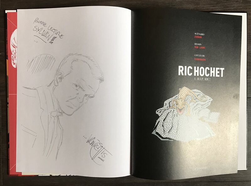 Ric hochet par Simon Van Liemt - Dédicace