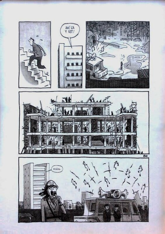 Pyongyang par Guy Delisle - Planche originale