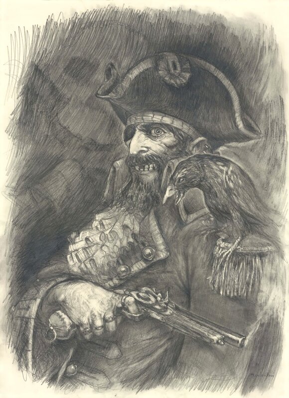 Pirate par Régis Moulun - Illustration originale