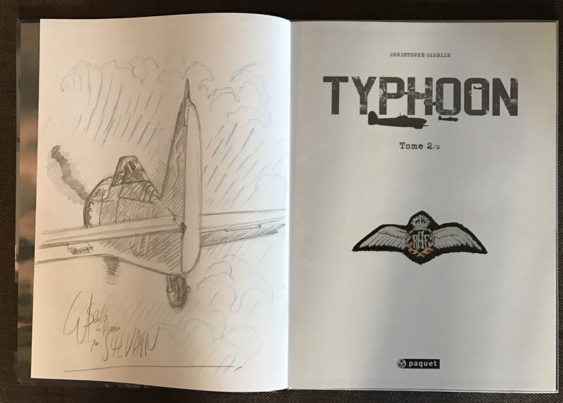 Typhoon par Christophe Gibelin - Dédicace