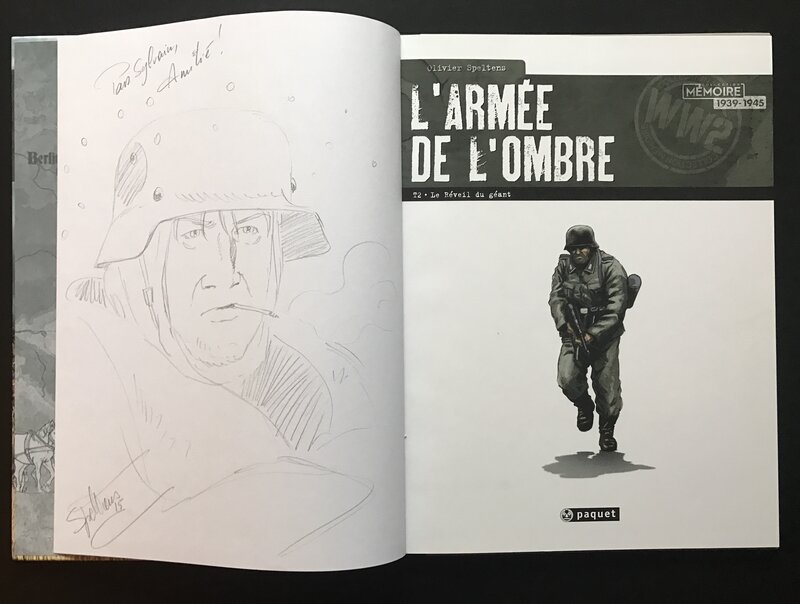 L armee de l ombre par Olivier Speltens - Dédicace