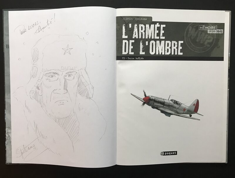 L armee de l ombre par Olivier Speltens - Dédicace