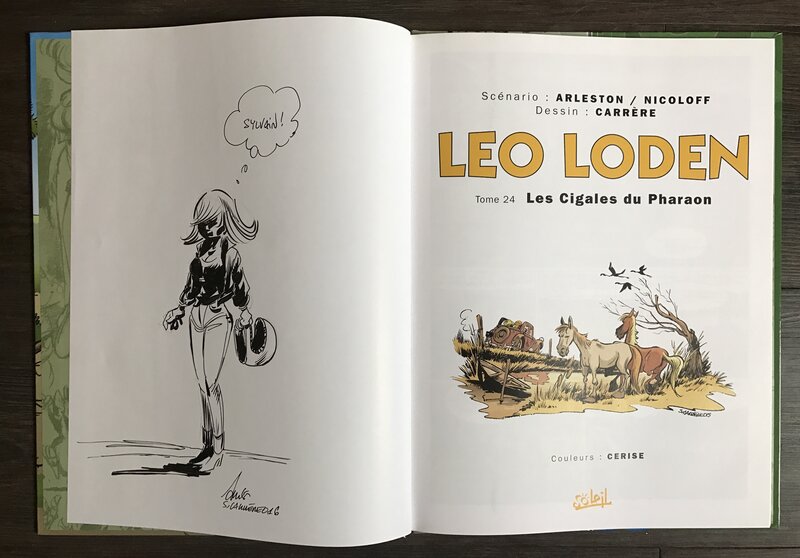 Leo lodem par Serge Carrère - Dédicace