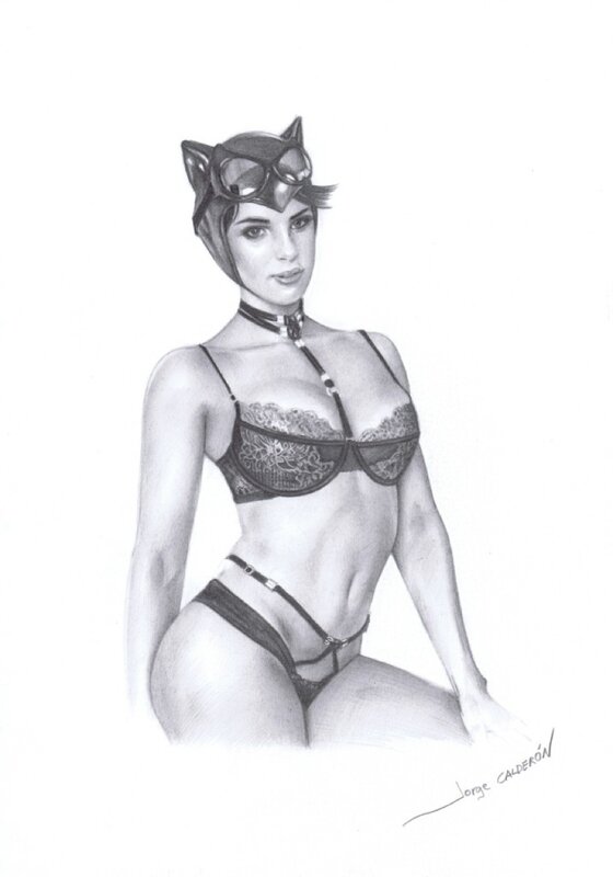 Jorge Caldéron, Catwoman par Calderon Jorge - Illustration originale