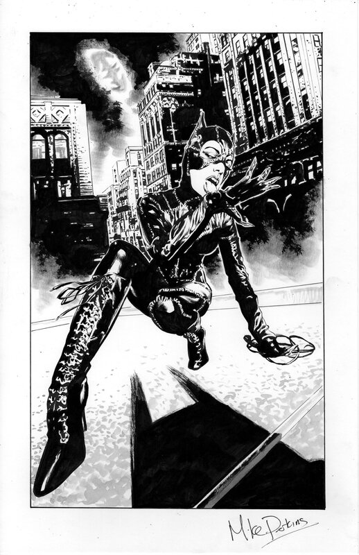 Catwoman par Perkins - Original Illustration