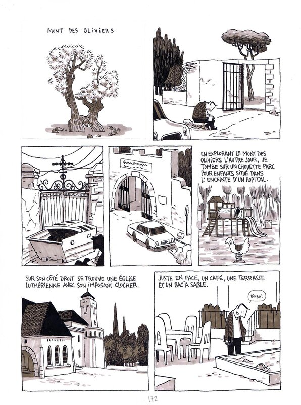 Guy Delisle, Chroniques de Jérusalem (page 178) - Planche originale