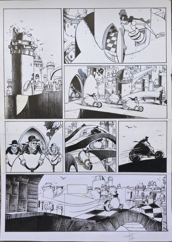 Fabrice Lebeault, HOROLOGIUM - Tome 5 - planche 2 - Comic Strip