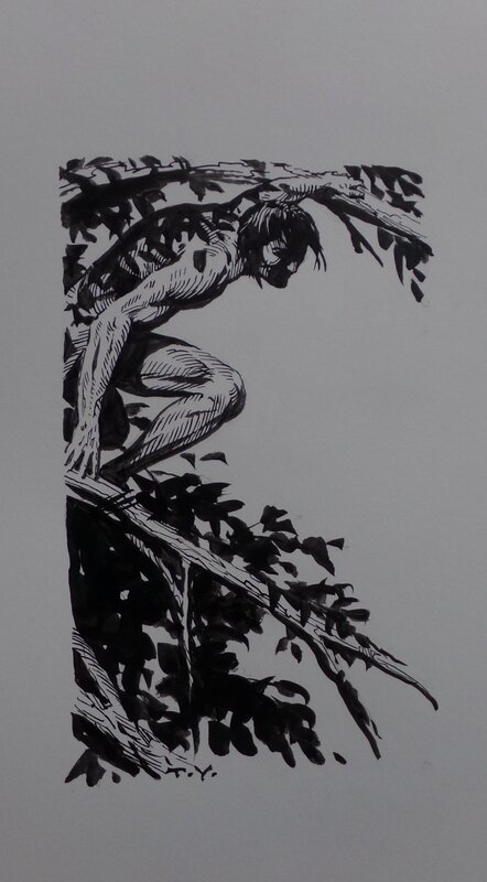 Tarzan par Thomas Yeates - Illustration originale