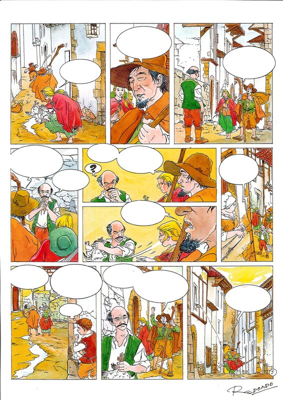 Daniel Redondo, La MARQUE DE LA SORCIÈRE. - Comic Strip