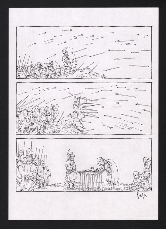 Surrender by Fernando Krahn - Comic Strip