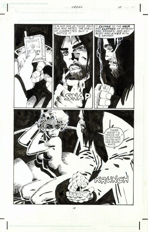 Frank Miller, Sin City - Hell & Back #6 p19 - Planche originale