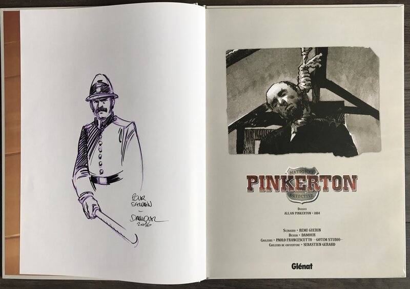 Pinkerton par Damour - Dédicace