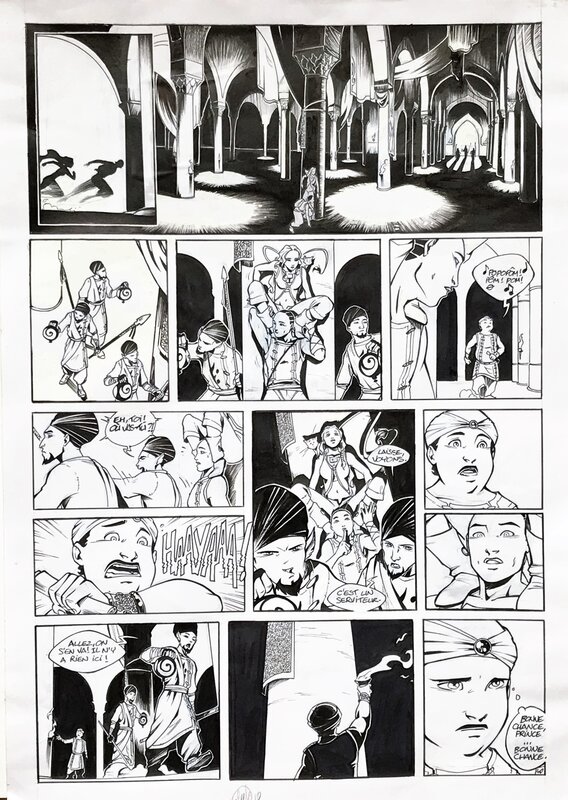 Tony Valente Pereira, Les 4 Princes de Ganahan - Comic Strip